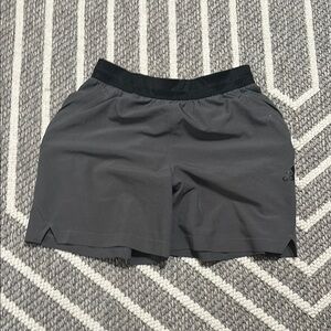 Adidas Men's Athletic Shorts - Gray and Black